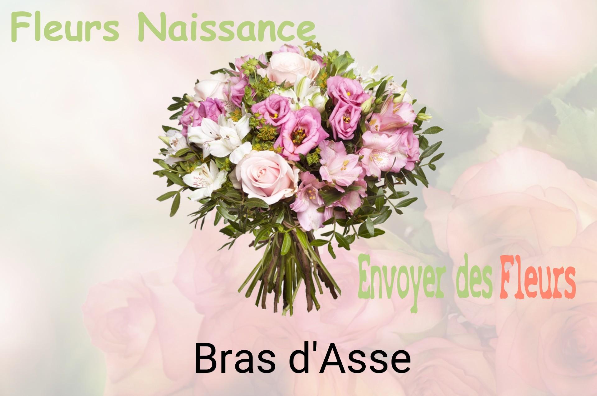 Bouquet de fleurs de naissance livré à Bras-d'Asse